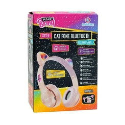 STYLE CAT FONE BLUETOOTH RECARREGÁVEL EM PLASTICO - POLIBRINQ - 29135