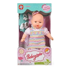 BONECA BEBEZINHO BRANCA 44CM - ESTRELA - 53444