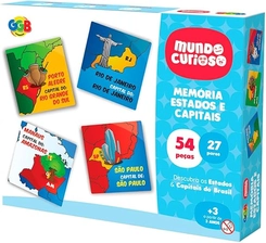 JOGO DA MEMÓRIA ESTADOS E SUAS CAPITAIS - GGBPLAST - 1030