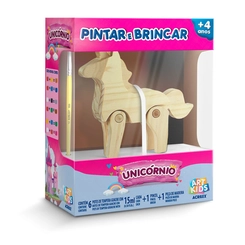 PINTAR E BRINCAR UNICÓRNIO SEM COR - ACRILEX - 40081