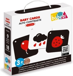 JOGO BABY CARDS - ALTO CONTRASTE (3 A 6 MESES) - BABEBI - 7069