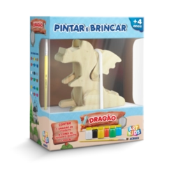 PINTAR E BRINCAR DRAGÃO SEM COR - ARIMET - 40082