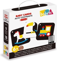JOGO BABY CARDS - ALTO CONTRASTE (6 A 9 MESES) - BABEBI - 7070