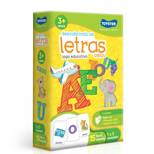 Robô pega letras - Jogos Educativo 