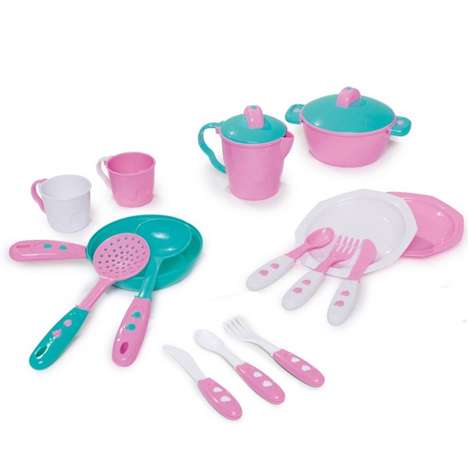 Kit Infantil Limpeza Completa Tateti Rosa - Bertolace Móveis e Eletro