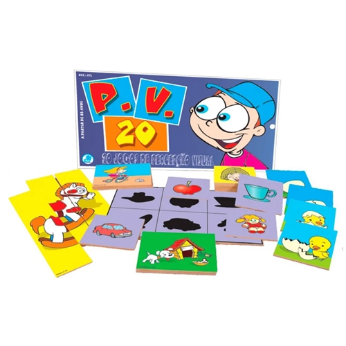 kit Quebra com 20 Cabeças Pocoyo em Mdf