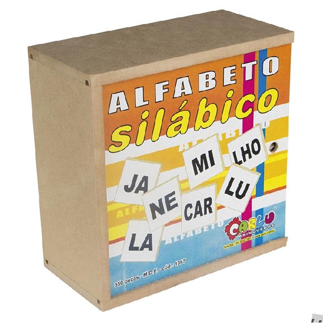 Jogo Educativo Infantil em madeira Alf Alfabeto