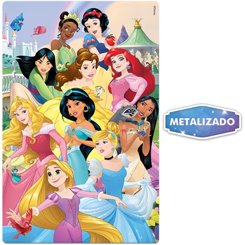 Brinquedo Infantil Quebra-Cabeça Disney Princesas Toyster