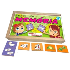 JOGO DA MEMÓRIA DOS ANIMAIS - ESCOLINHA TODOLIVRO