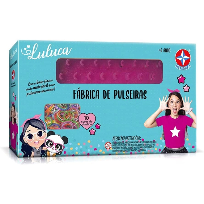 Kit Fábrica De Pulseiras Infantil Da Luluca Com Pingentes - Estrela