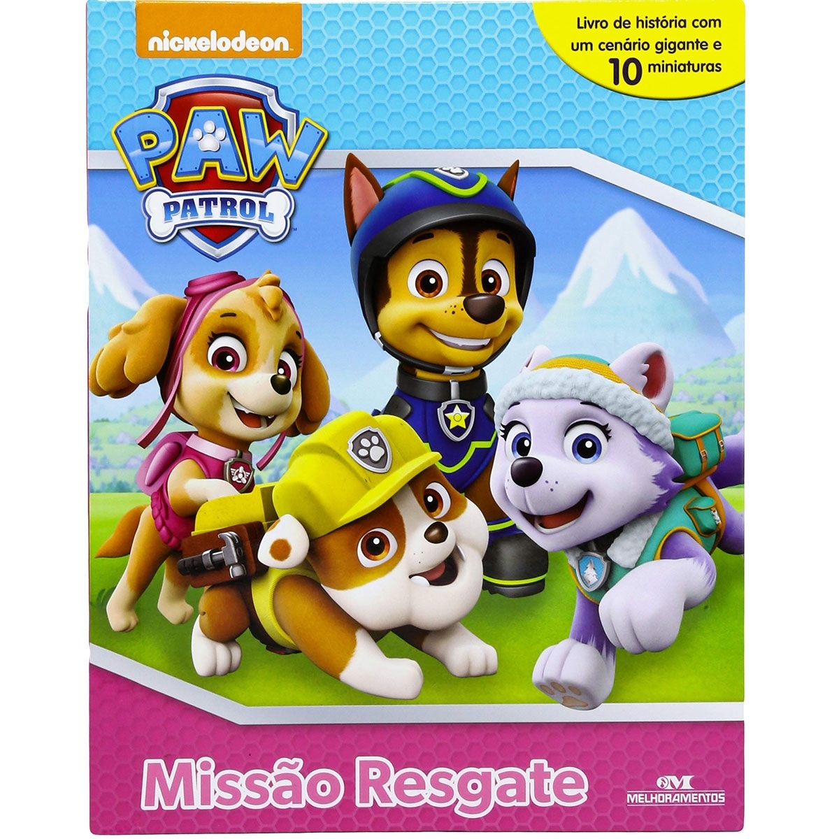 Melhoramentos - Livro com Miniaturas: Patrulha Canina - Missão Resgate
