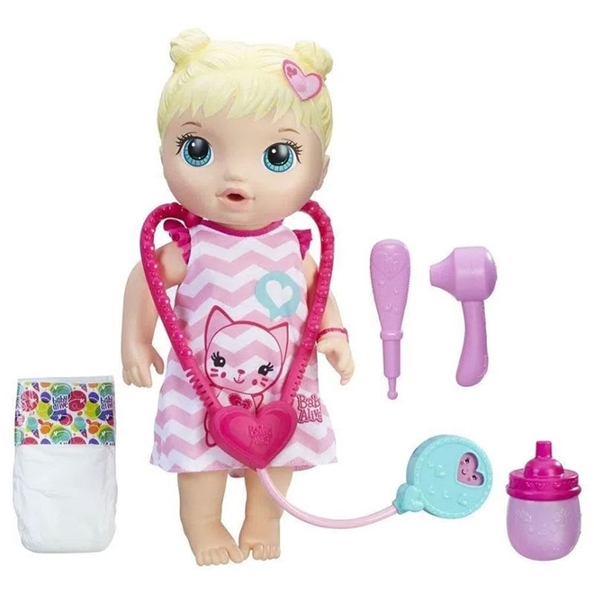 Kit roupa boneca para baby alive - fantasia princesa - casinha 4