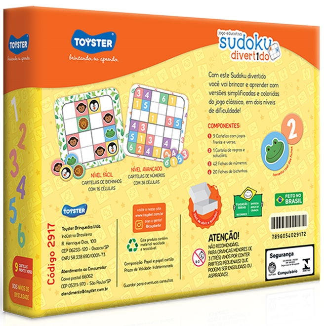 Jogo Sudoku 12 cm