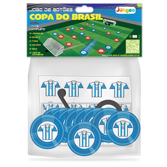 Jogo de futebol de botão (2 times) - junges - 616 - Botão para Futebol de  Botão - Magazine Luiza