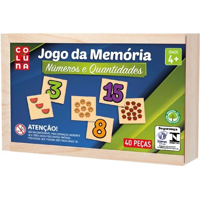 jogo da memoria números - regras