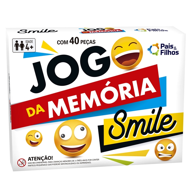 Jogo da Memória - Dinossauros - 40 Peças - Pais e Filhos