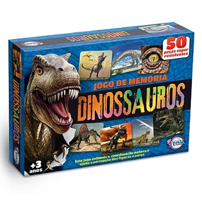 Dinossauros Jogo da Memória - Brincadeira de criança - Casa do