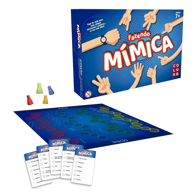 Kit 2 Jogos - Fazendo Mimica + Ludo Jogo De Tabuleiro