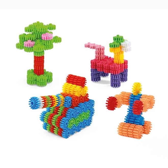 Jogo De Montar Plakt Com 84 Peças Blocos Brinquedo Educativo - Carrefour