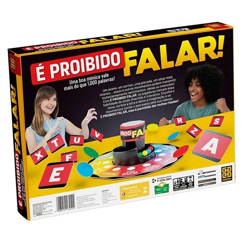 Jogo É Proíbido Falar - Loja Grow