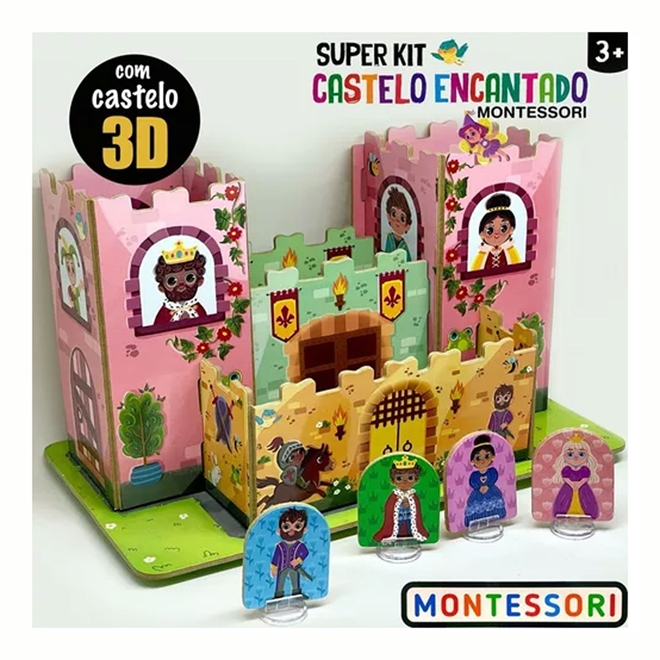 Kit Jogo da Memória + Quebra Cabeça Lego 10 Unidades