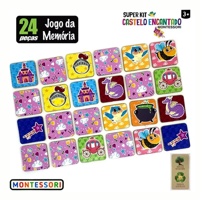 Jogo Cadê Meu Par? 2280 Brincadeira De Criança - Kits e Gifts