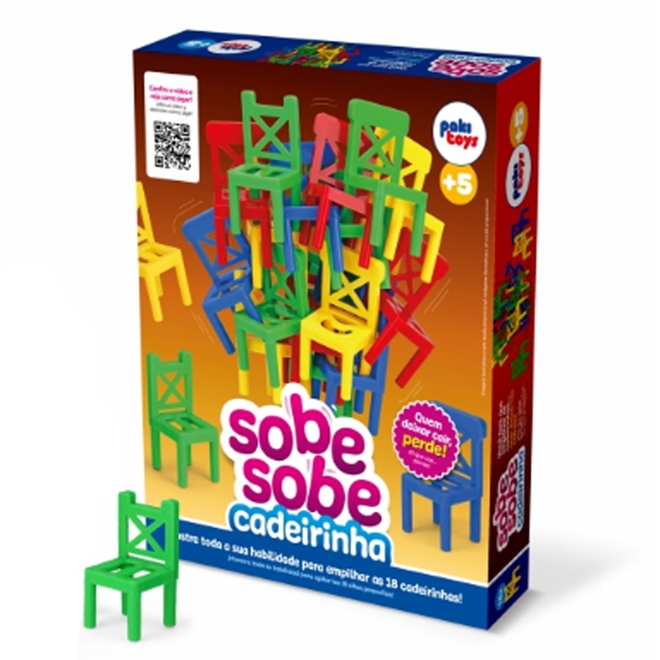 Jogo Sobe Sobe Cadeirinha Paki Toys - Sacolão.com