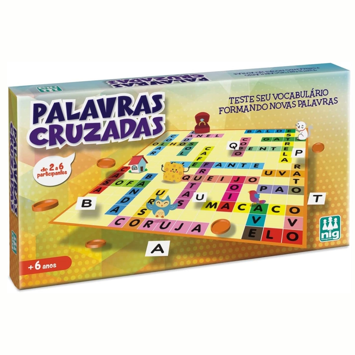 Casa da Educação - Jogo Palavra Cruzada - Nig - 1109