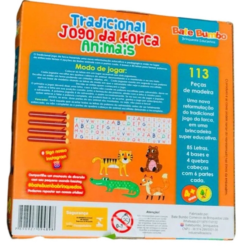 Jogo da Forca - Animais