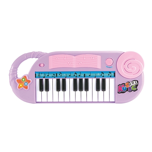 Teclado E Microfone Infantil - Dm toys