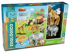 KIT BIG AMIGUINHOS ZOO BLOCKS COM 124 PEÇAS