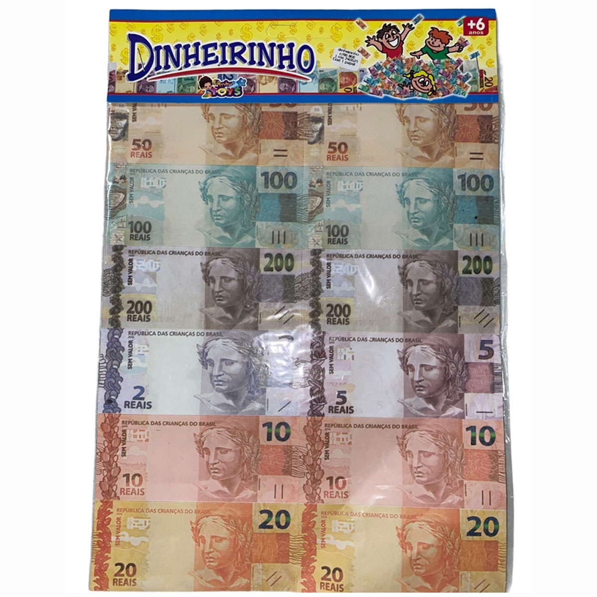 Dinheirinho em Papel - Mini Toys