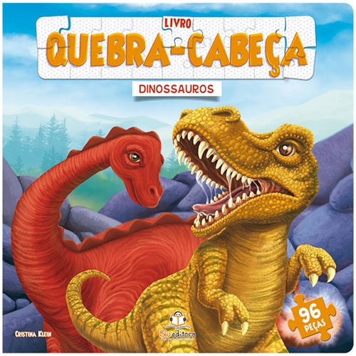 Blu Editora - Quebra-Cabeça Grande: Dinossauros