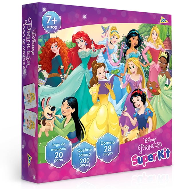 Jogo de Dominó Infantil - Princesas Disney - 28 Peças - Toyster em Promoção  na Americanas