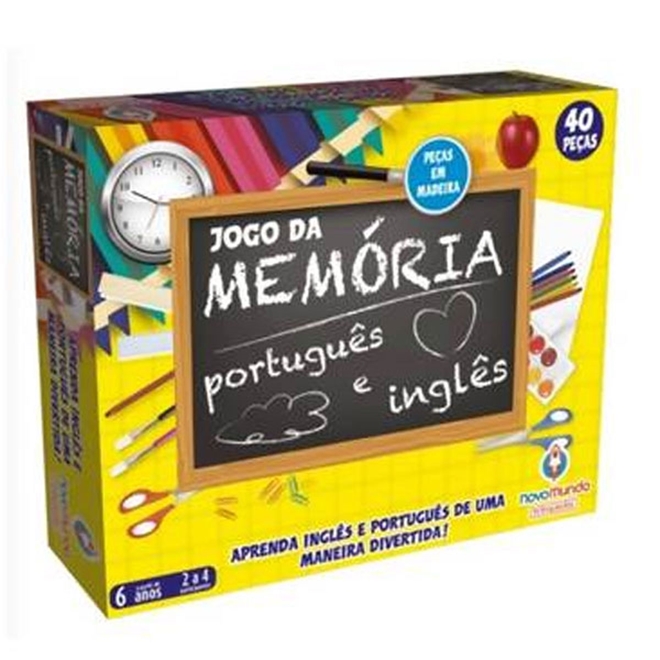 Jogo Da Memória Português Inglês + Descobrindo A Matemática