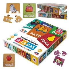 JOGO MINHAS PALAVRAS SÍLABAS - PAKI TOYS - 4114