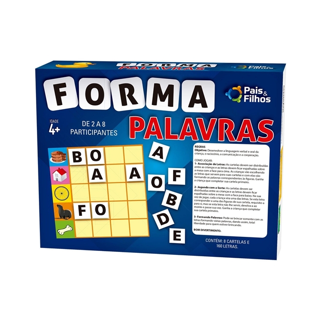 JOGO FORMA PALAVRAS - PAIS & FILHOS - 3003