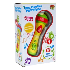MICROFONE COLOR - DM TOYS - 6871