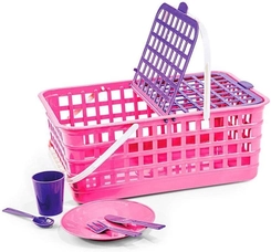 CESTA PIQUENIQUE EM PLÁSTICO - POLIPLAC - 98058