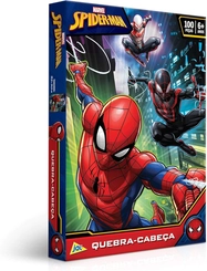 QUEBRA CABEÇA 100 PÇS ENCAPADO - SPIDER MAN - TOYSTER - 3437