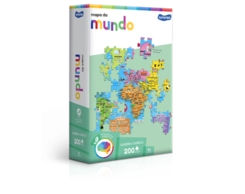 QUEBRA CABEÇA - MAPA DO MUNDO 200 PÇS - TOYSTER - 2565