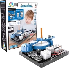EXPERIENCIA NOVO CIENTISTA CIRCUITO MECANICO  EXPERIEMENTOS ELETRICOS EM PLASTICO E CX CARTONADO - 40092 - NETTOY