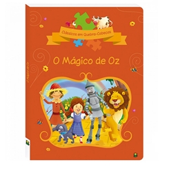 CLÁSSICO EM QUEBRA CABEÇA O MAGICO DE OZ LIVRO INFANTIL - Casa da