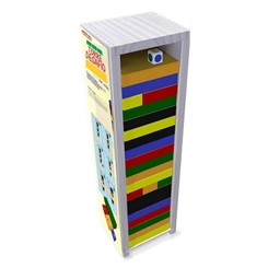 Torre Equilíbrio Jogo Com 54 Peças Em Madeira MDF 735 - JUNGES - Jogos  Educativos - Magazine Luiza