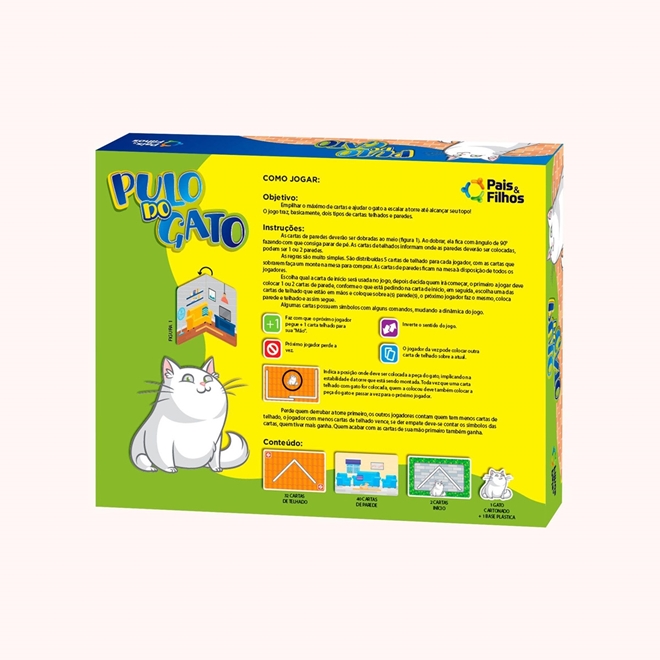 JOGO INFANTIL PULO DO GATO JOGOS DE TABULEIRO PARA BRINCAR EM