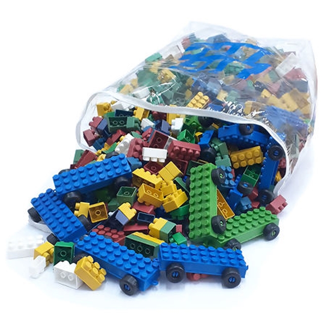 Kit infantil 1000 multiblocos kids-pecinhas criativas