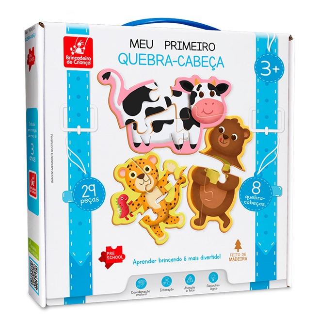 Livro Aprender Brincando C/ Quebra Cabeca Disney - Carros 3 - 1ª