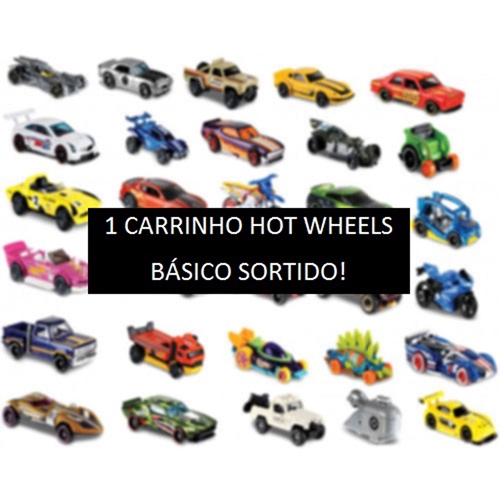 10 Carrinhos Hot Wheels Sortidos