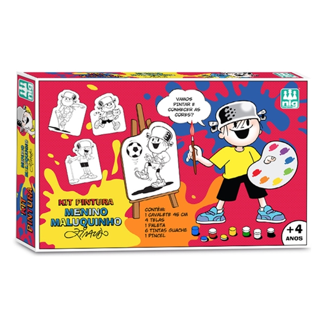 Jogo Infantil Brinquedo Kit Pintura Patrulha Canina - Nig - Babu