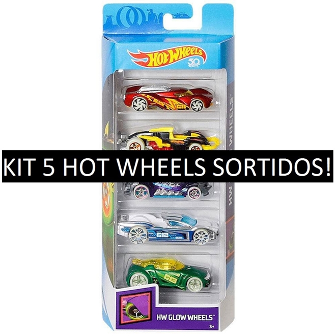 kit 10 Carrinho Hot Wheels Sortidos